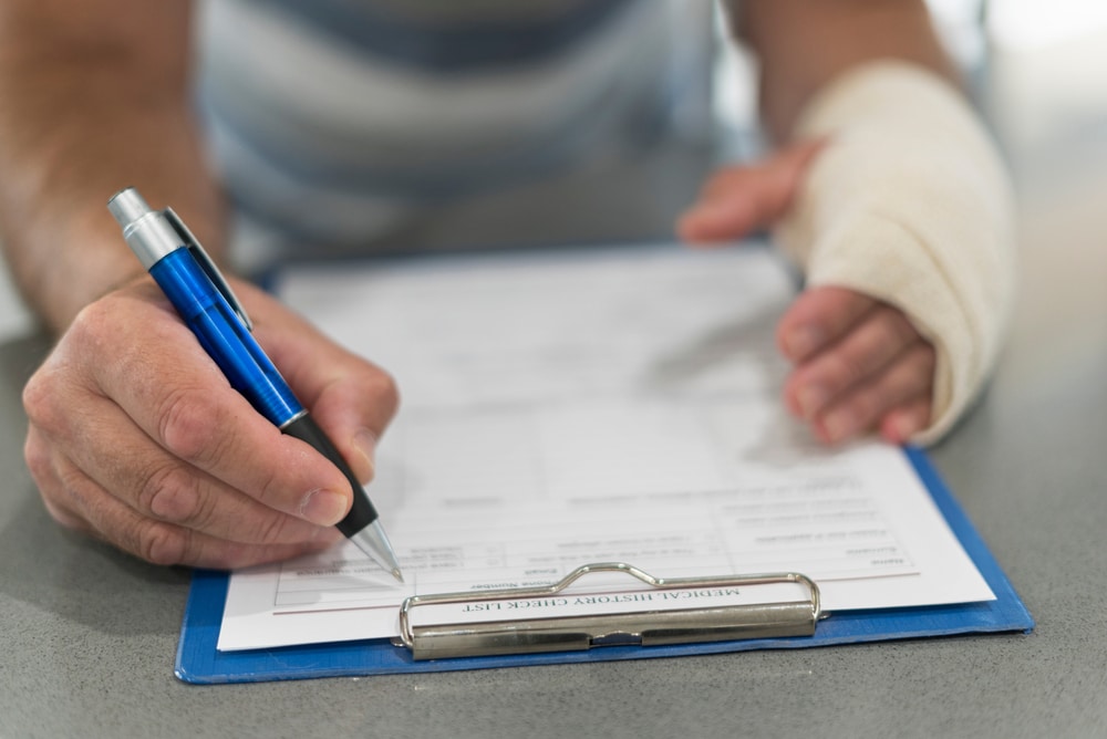 personal injury questionnaire form